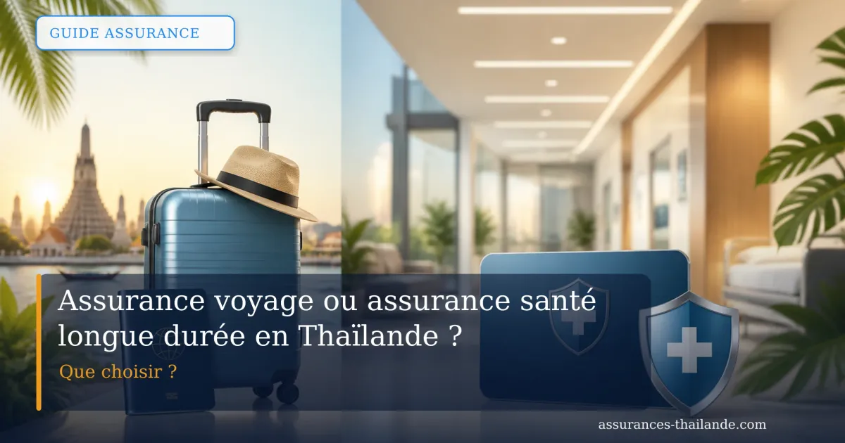 Assurance Voyage ou Assurance Santé Longue Durée en Thaïlande — Que Choisir ?